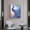 DIY Diamond Painting Cross Stitch Gorgeous Peacock Living Room Entrance Full of Diamonds Decorative Painting