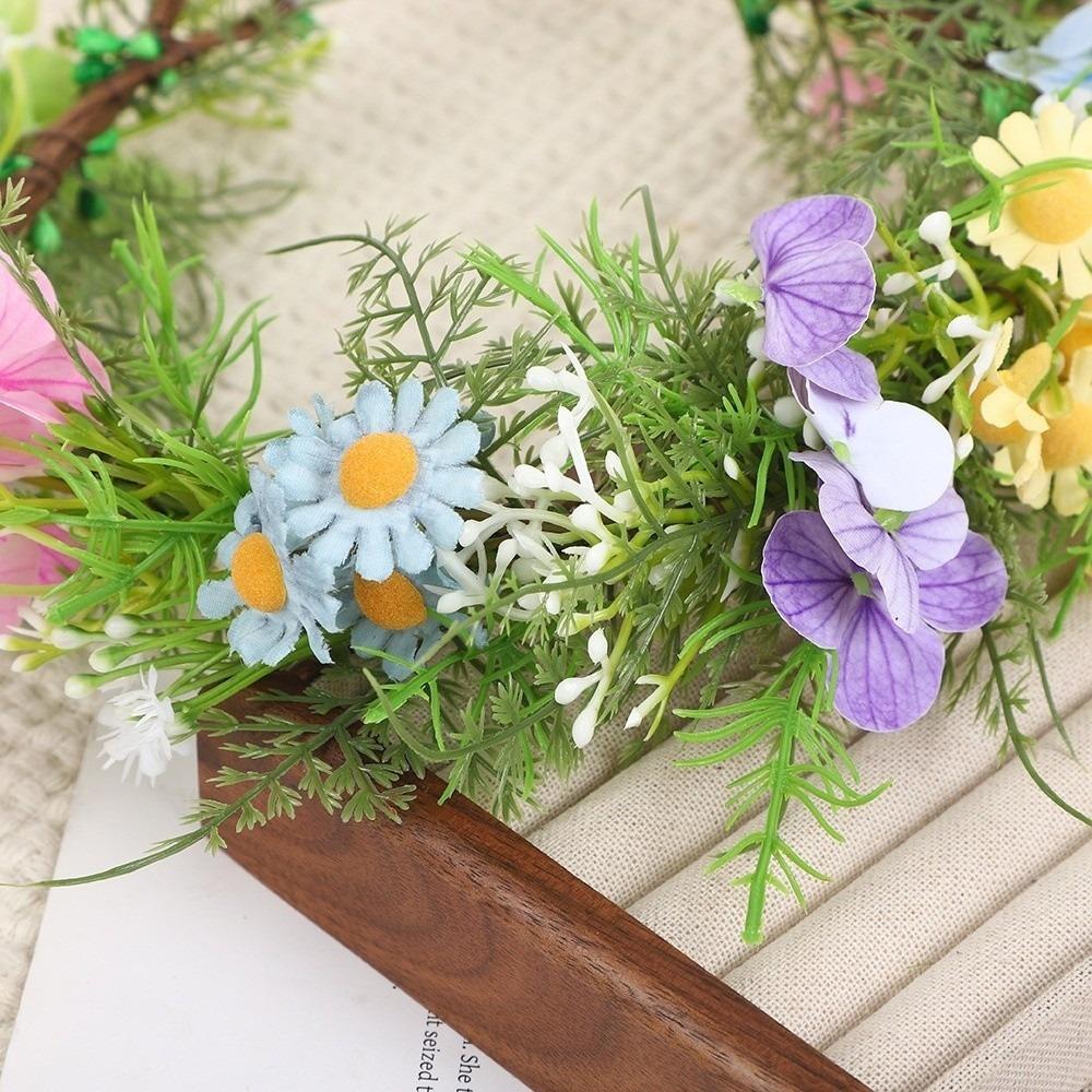 Daisy Decoration Bridal Flower Headband Artificial Floral Hair Hoop Bridal Ceremony