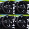 37-38cm Car Steering Wheel Cover Skidproof Breathable Leather Steering Wheel Cover Universal Car-styling Car Interior Accessorie