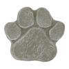 Dog Pawprint Memorial Stone DIY Lettering Dog Grave Marker Pet Monument for Outdoor Lawn Patio