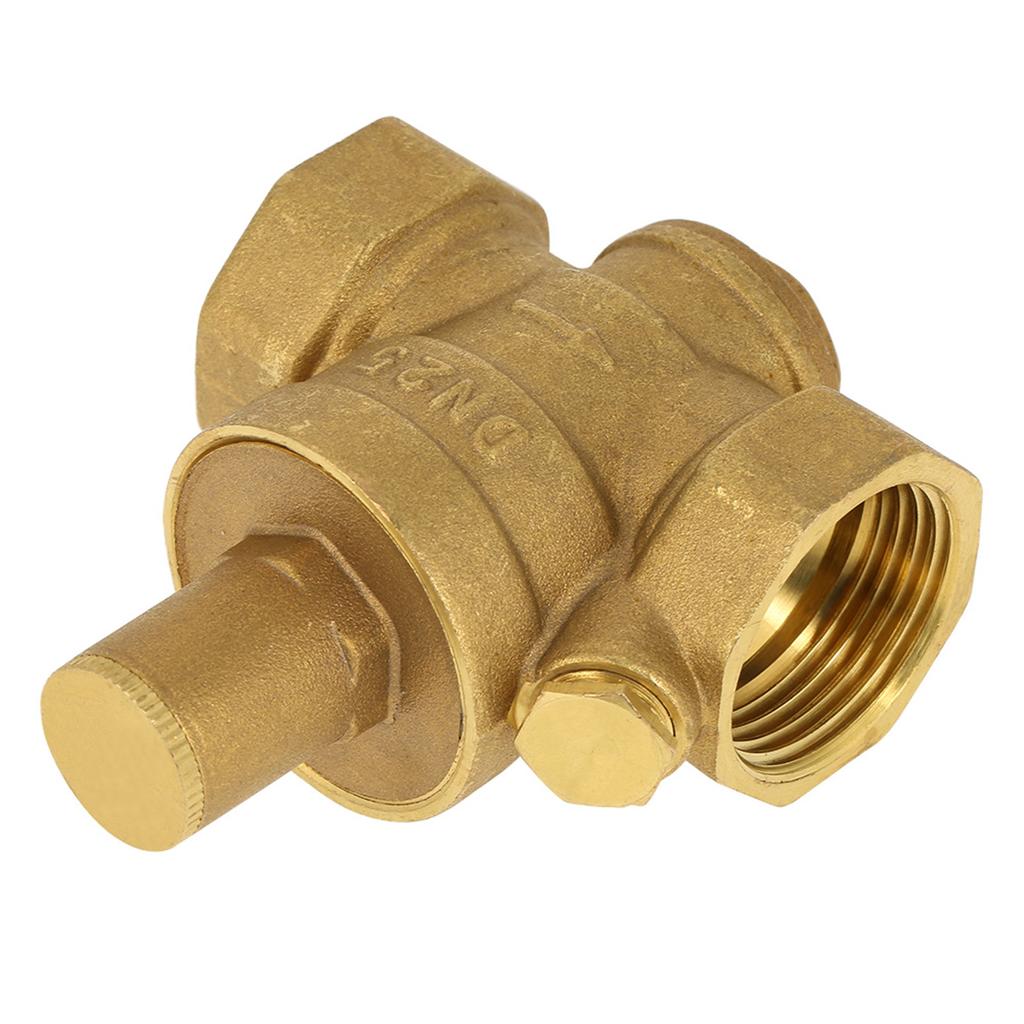1pc Brass Adjustable Water Pressure Reducing Regulator Valve Thread DN25 1