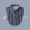 Fake Collar Versatile Shirt Collar Decorative Striped Shirt Inner Temperament Fashionable Workplace Comfort Fake Collar