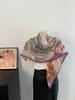[110 * 110] American Retro Ins Fashionable Versatile Thin Silk Scarf Women'S Summer Outdoor Multi-Functional Decorative Headscarf