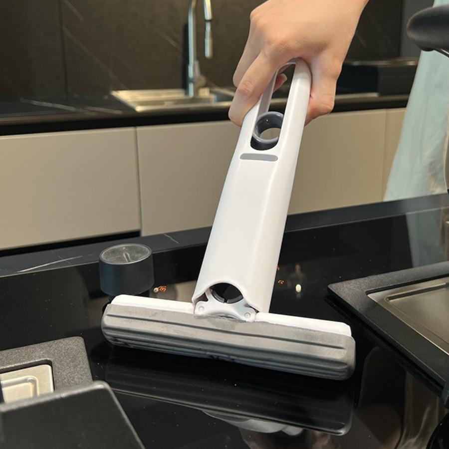 Powerful Squeeze Mini Mop Folding Home Cleaning Mops With Sponge Self-squeezing Floor Washing Mops Desk Window Car Clean Tools