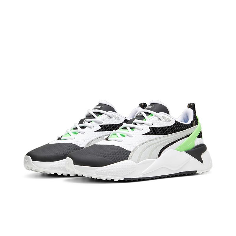 Puma GS-X Efekt Mid Мужские Гольф-Кроссовки Гольф-Обувь Черный Зеленый 37920704