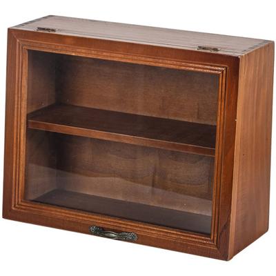 Настенная витрина, деревянный шкаф, теневой футляр для хранения, кружка, деревянный органайзер для хлеба