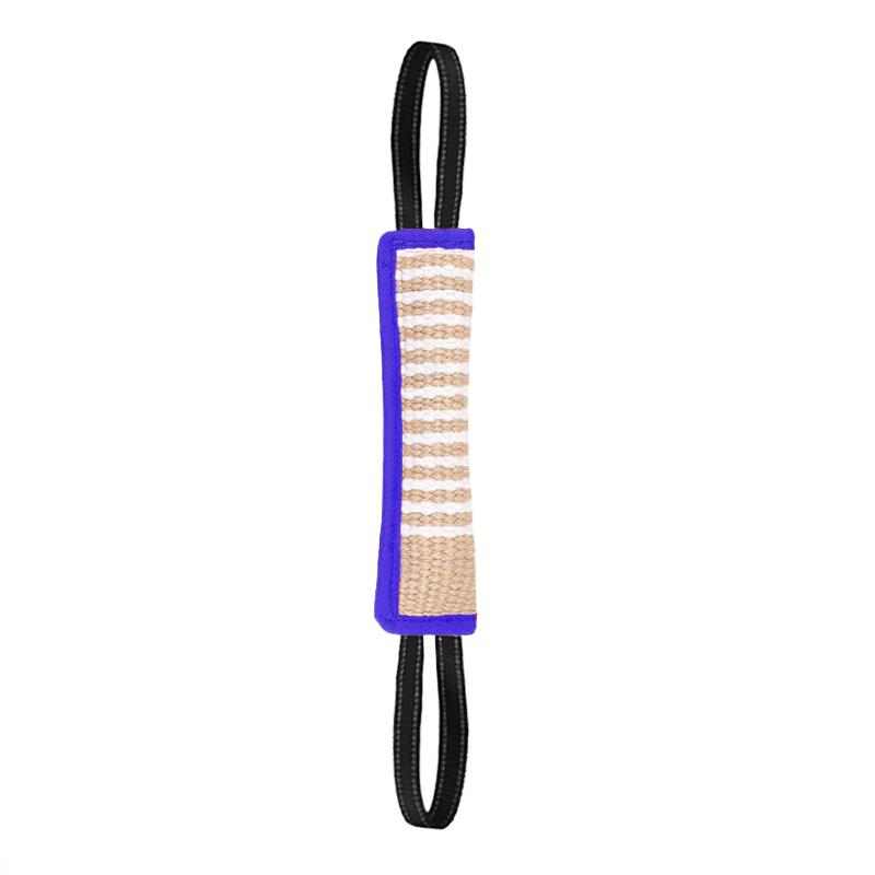 Professional Jute Dog Tug Toy-Bite Pillow & Stick Design Working Dog Training Tear Resistant Large/Medium Breed Interactive Chew