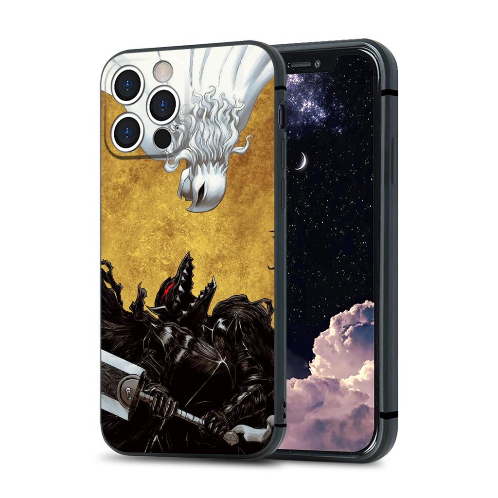 Guts Berserk Japanese Anime Manga Soft Silicone Phone Case for IPhone SE 6S 7 8 Plus X Xr Xs 11 12 13 Mini Pro Max Samsung