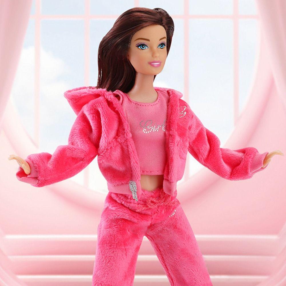 2024 Male/Female Doll Clothing 9 Styles Velvet Sportswear Caps High Quality DIY Toys  30CM Doll