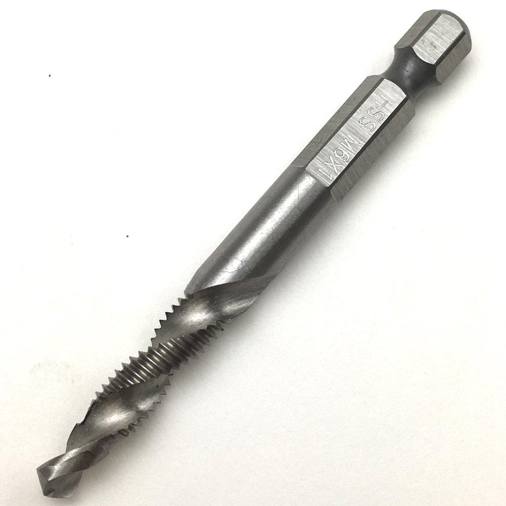Набор метчиков и сверл RedBeryl M3, M4, M5, M6, M8, M10 (M6, 3 штуки)