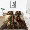 2023 Новый стиль, королевский размер, постельное белье с животными, домашнее постельное белье, высокое качество, роскошный комплект одеял с 3D принтом волка и наволочкой