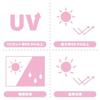 Складной зонт Sanrio для солнца и дождя Hello Kitty 100% полиэстер Коэффициент защиты от УФ-лучей 99,9% Более высокий уровень блокировки света Водоотталкивающая обработка 297780