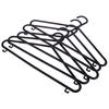 10Pcs Black Adult Clothing Hanger Plastic Hangers Organizer Dry Clothes Rack