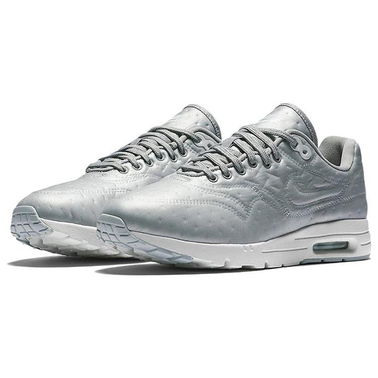 New Nike Air Max 1 Premium 'Metallic Silver' Women's 861656-002