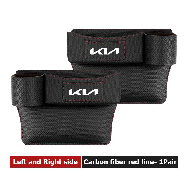 LQFH2 For KIA Car Door Side Seat Gap Storage Box Cup Holder Interior Accessories Rio K5 K2 Sportage Ceed Sorento Picanto Stinger Soul