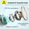 Baseus Bowie MC1 Ear Clip Wireless Earphones Bluetooth 5.4 Open-Ear Headphones Clip-On Sports Earbuds  IP57 Waterproof AI-Bass