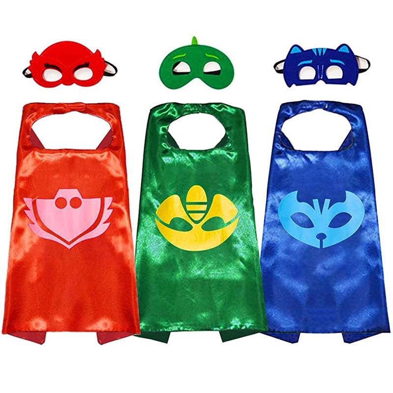 Noblekids Vibrant Pj Mask Costume Capes And Masks For Ultimate Halloween Adventures