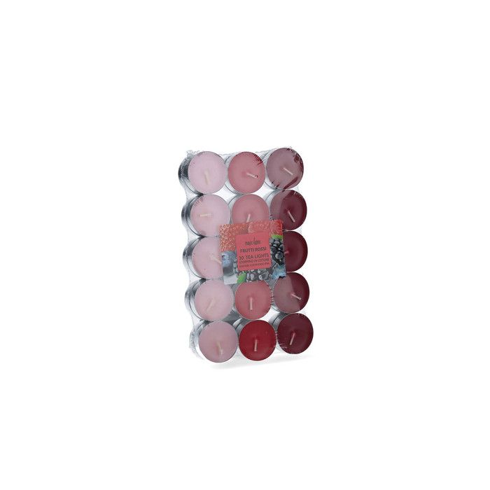 Bougies Parfumées Fruits Rouges 30 Uni. Magic Light