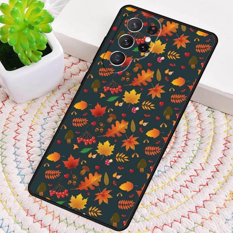 Осенние Листья Сезоны Чехол для Телефона для Samsung Galaxy note 10 pro S26 Ultra S23 S24 FE S25 S21 S22 PLUS противоударный Чехол