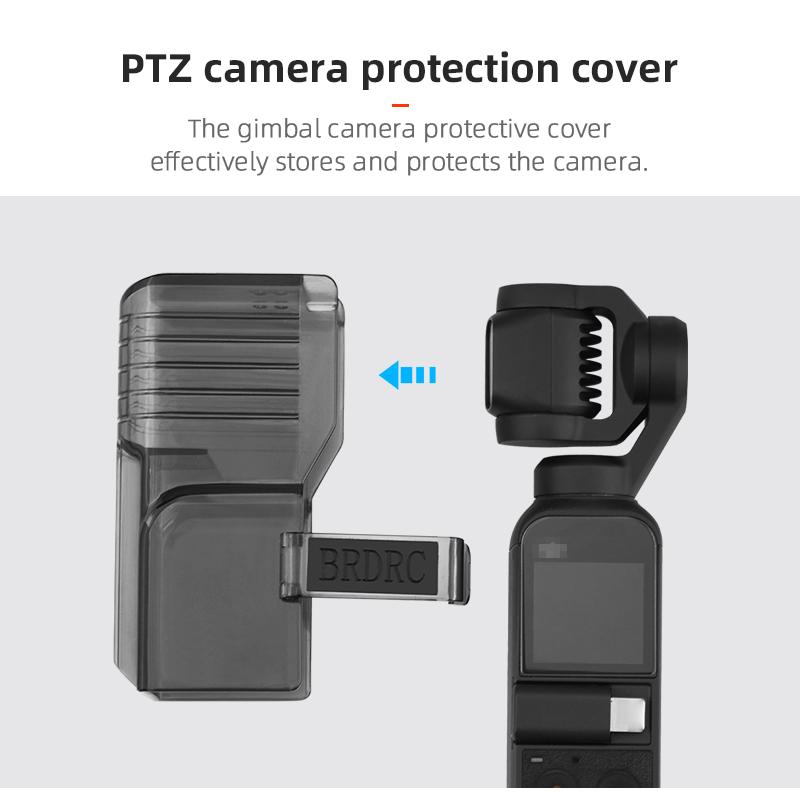 Защитная крышка для объектива Abs Camera Удлиненная защитная крышка для объектива Dji Pocket 2