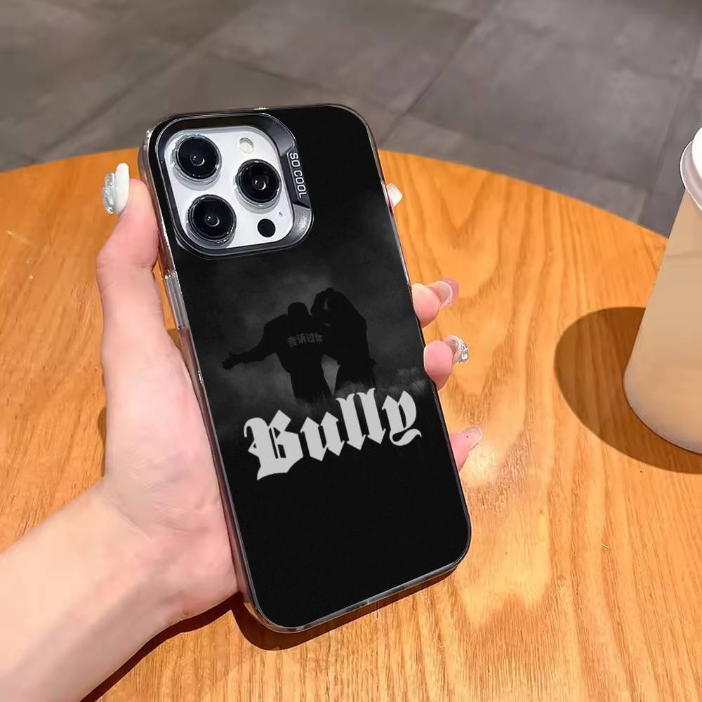 K-Kanye Y-YE West B-BULLY Чехол для телефона Для iPhone17,16,15,14,13,12,11,Pro,MAX Белый Матовый Ударопрочный Чехол