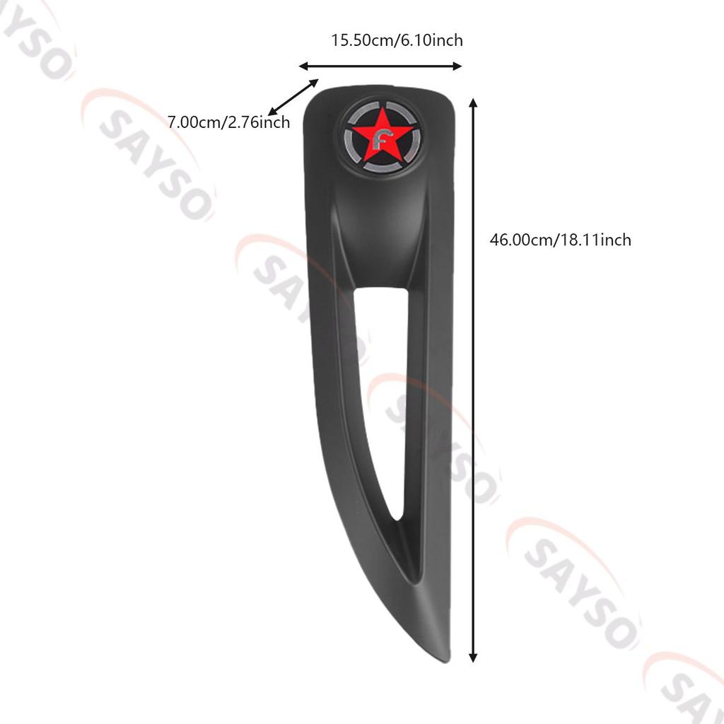 Пара накладок на боковые воздухозаборники капота, АБС-пластик, отделка под углеволокно, матовый черный для Jeep Wrangler JK JKU Unlimited Rubicon 2007-20