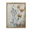 Floral Minimalism Floral Minimalism, 40X50 Cm, Gold Aluminum Frame, 230 Gsm Matte Paper