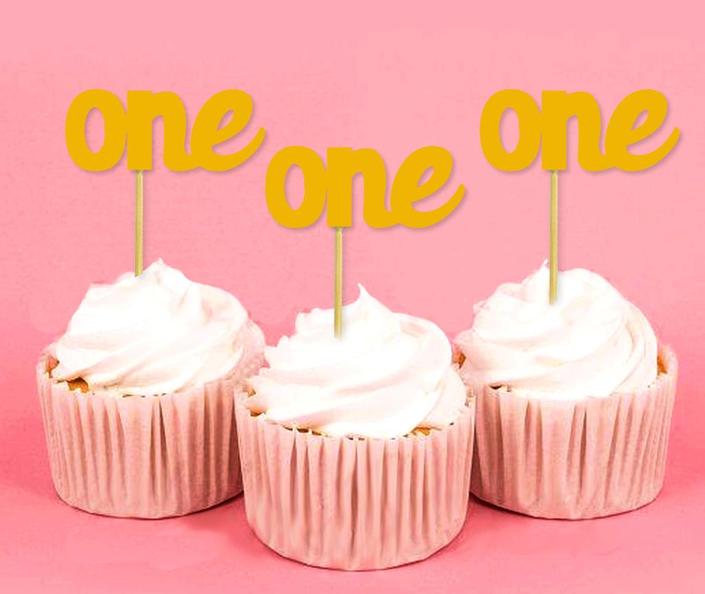 Дарлинг Сувенир| Топперы для кексов на первый день рождения | Десертные украшения - упаковка