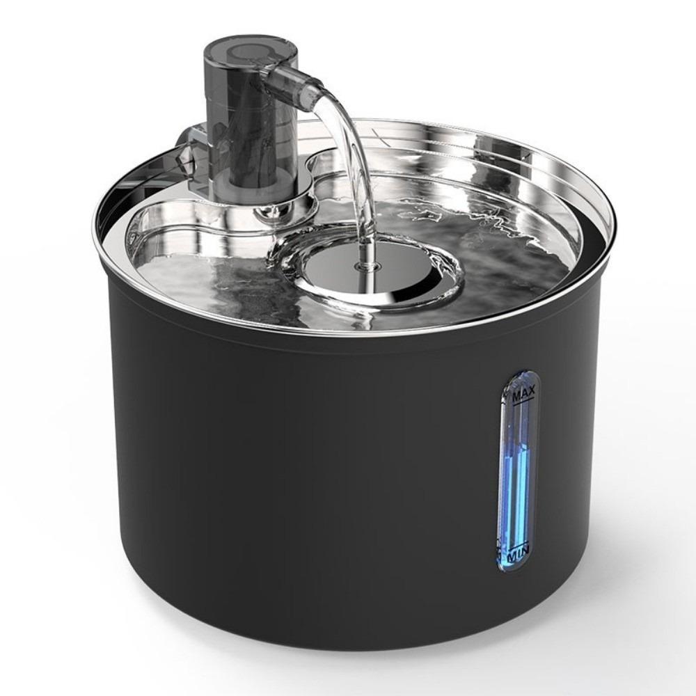 New 3L Pet Water Fountain Large Capacity Automatic Water Dispenser Efficient Filtration Stainless Cat Feeder For Dog Cat