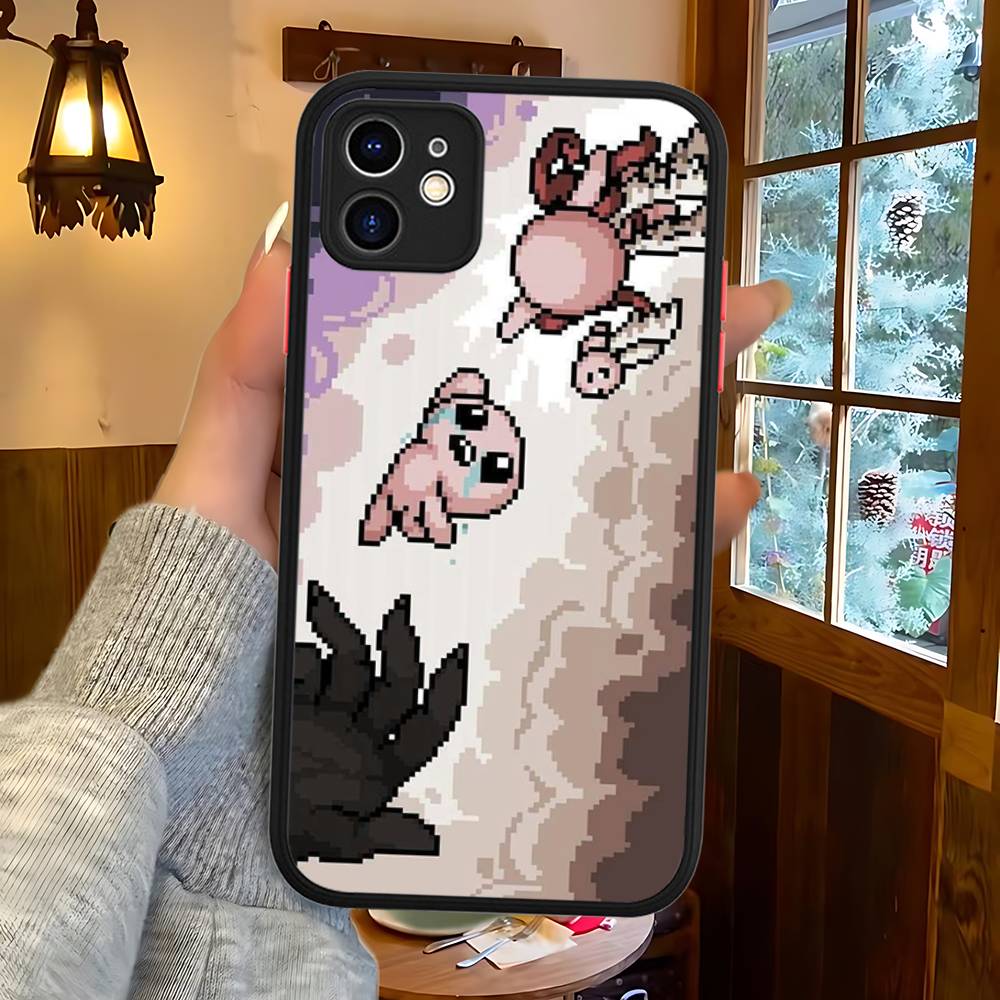 Classic Game The Binding Of Isaac Phone Case For IPhone 11 12 13 14 15 16 Pro Plus X XS MAX Matte Bumper Shockproof Cover