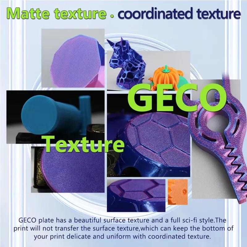Гибкая пластина Juupine Geco для Anycubic Kobra 3 Max, размер 430x430 мм, для печати PLA при 0°C, холодная пластина, обновление для Kobra 3 Max