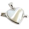[B9380] - Серебряный кулон «Amour de Nacre», белый