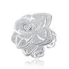 Sterling 925 Silver Rose Flower Open Ring Fashion Jewelry