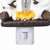 Ghost Campfire Flickering Nightlight US Plug Spooky Campfire Light  Home Decor