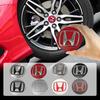 4pcs 58mm Car Wheel Center Hub Center Cap Rim Hub Dustproof Cover Emblemem For Honda Civic CRV Accord Fit Odysse Auto Accessorie