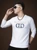 European Station 2025 New Autumn Long-Sleeve T-Shirt Men's Trendy Brand Gold-Stamped Round-Neck Base Layer Undershirt