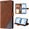 Case for Samsung Galaxy A54 5G Shockproof Anti-Scratch Synthetic Leather Brown