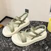 Sandals Women Summer Wear Fashion Women's Shoes with Thick Soles Beach Sandals\