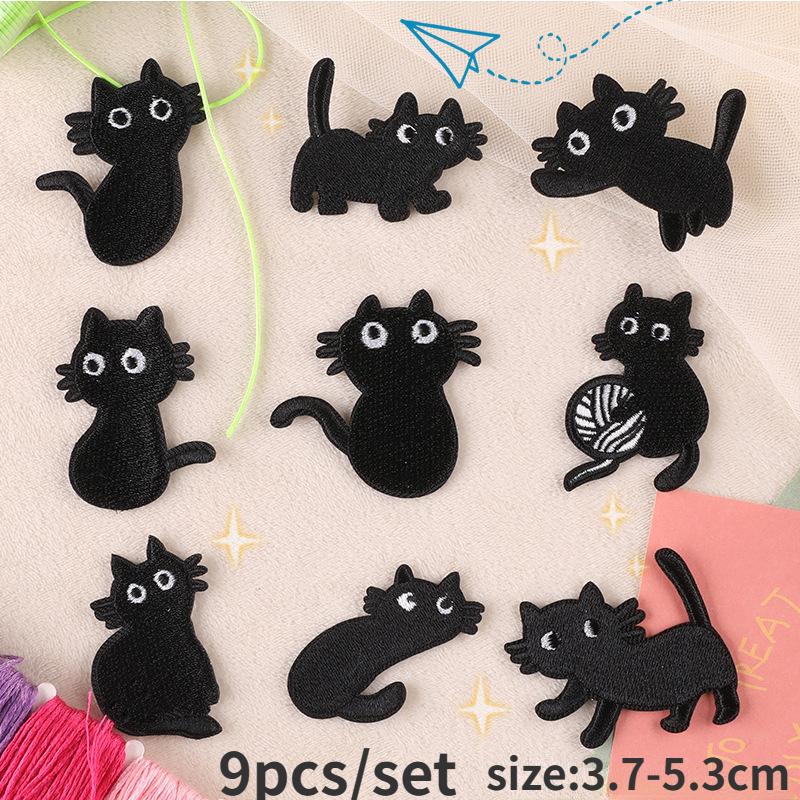 DIY вышивка наклейки мультфильм еда украшения наклейки милые животные одежда игрушечная сумка наклейки