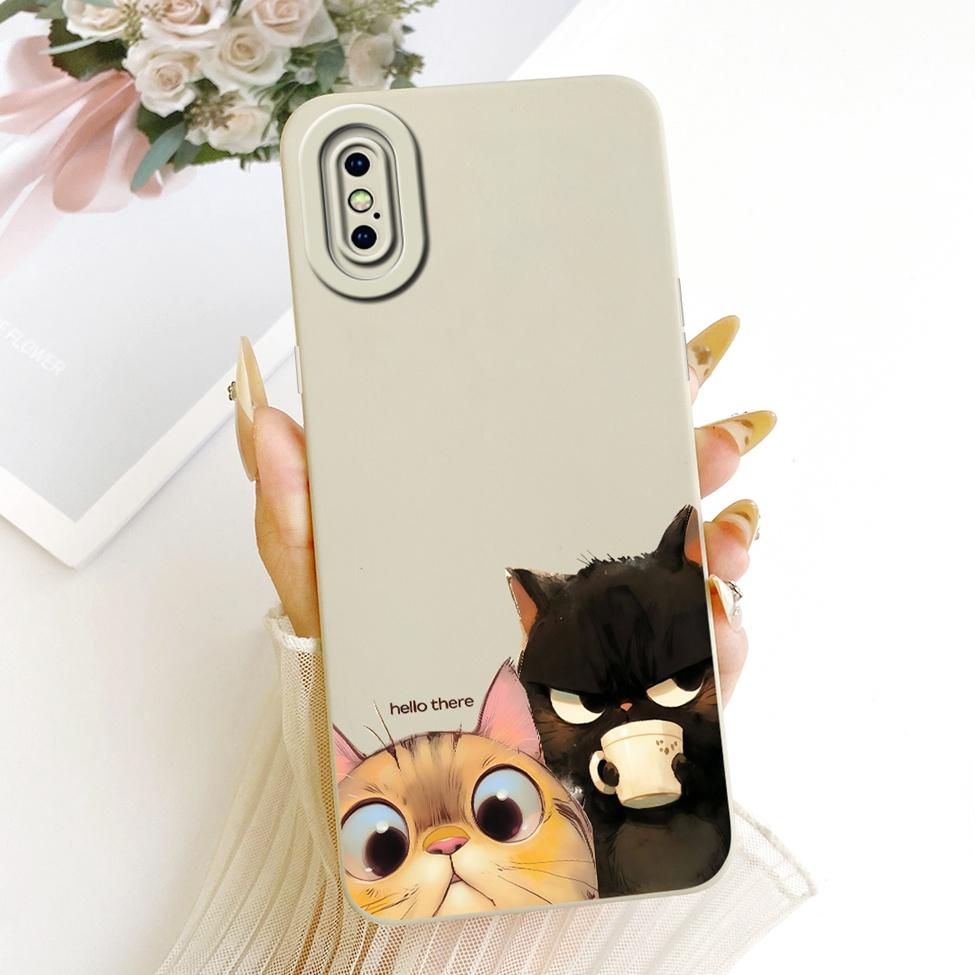 Чехол для iPhone XS Max Чехол Модный Мультяшный Милый Забавный Расписной Силиконовый Чехол для Телефона A1921 A2101 A2102 A2104