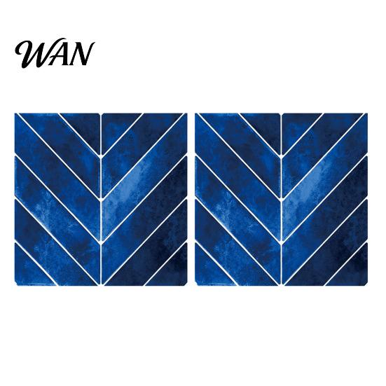 Retro Marble Wall Sticker 2 Pcs Tile Stickers, Peel And Stick Backsplash, Self Adhesive Oil-proof Waterproof Kitchen Decals for Kitchen, Bathroom,
