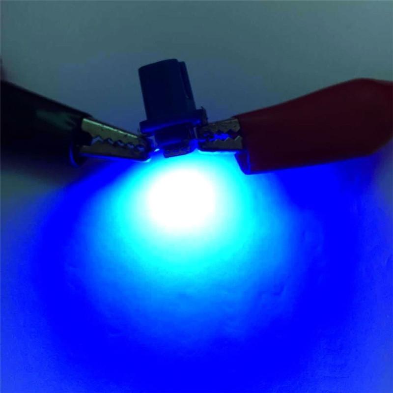 10pcs Car LED Instrument Lamp T5 Bulbs Low Power 5050 SMD Automobile Instrument Panel Switch Lamp 12V Automotive Accessoire