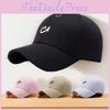 Smiling Face Embroidered Baseball Cap With Adjustable Strap For Casual Outdoor