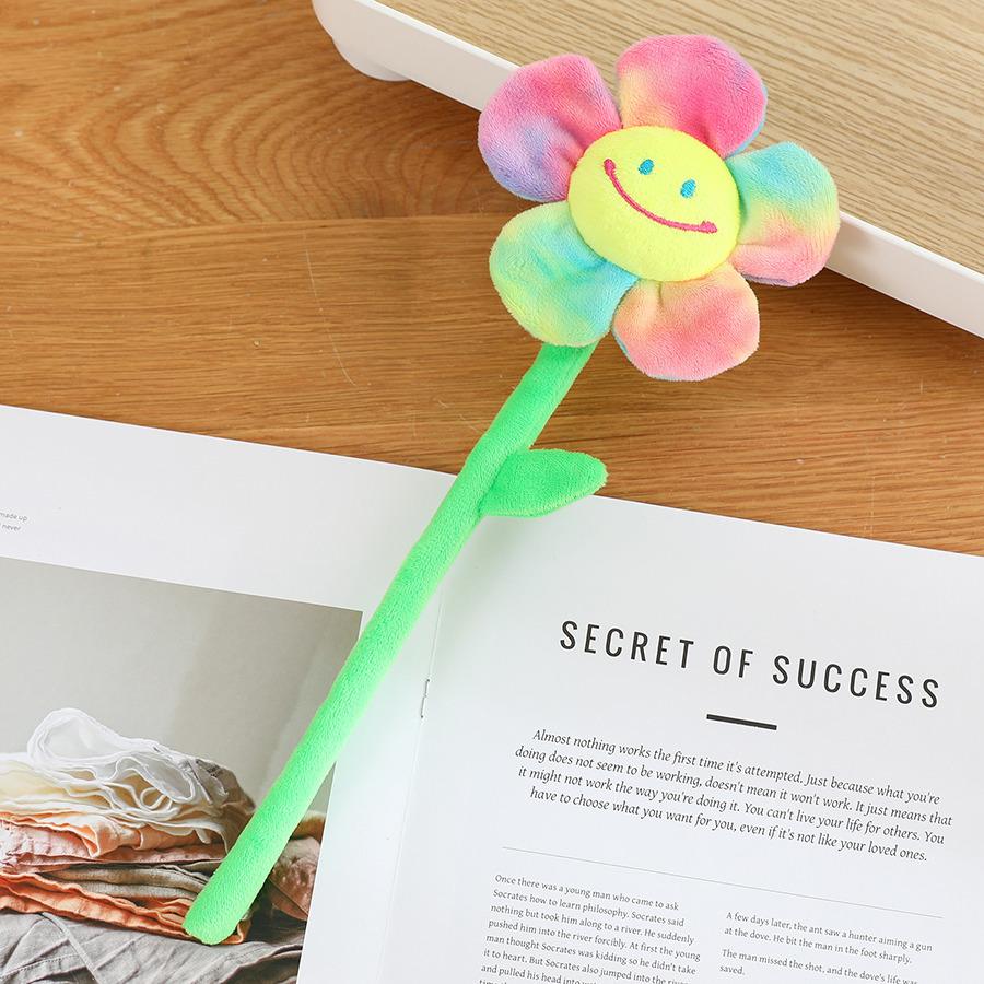 Креативная плюшевая игрушка в виде подсолнуха со смайликом, букет из ткани «роза», подхват для штор в виде цветка, реквизит для фотосъемки, украшение