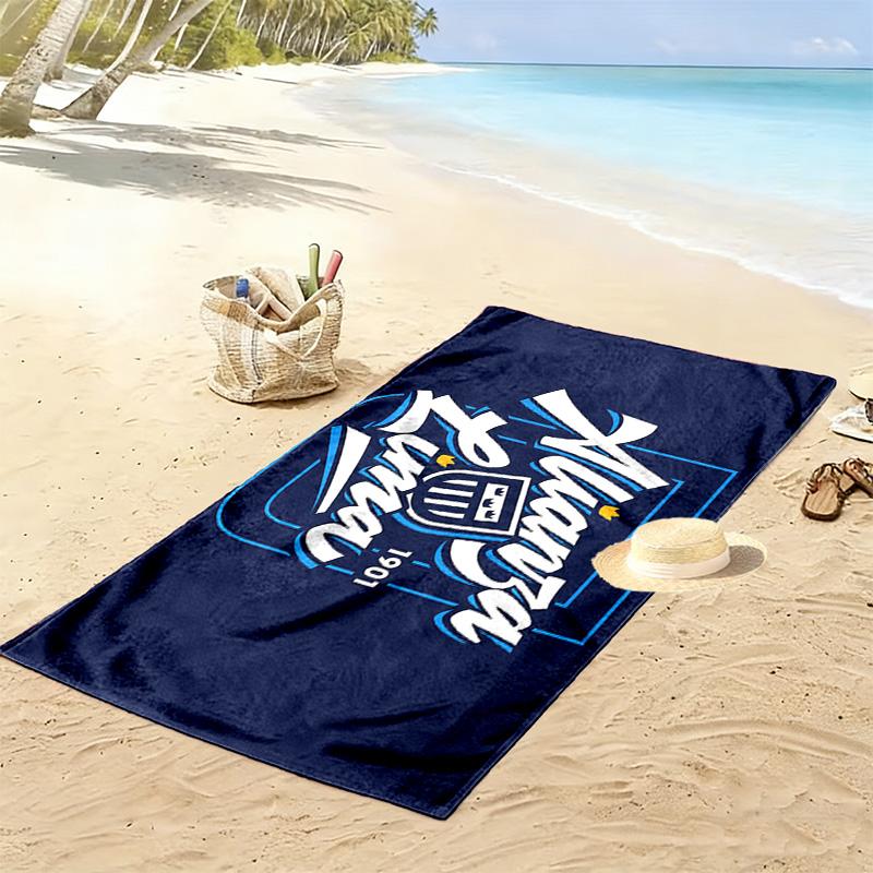 Club Alianza Lima Print Beach Towel, Large Soft Quick Dry Towel for Beach Camping Swimming