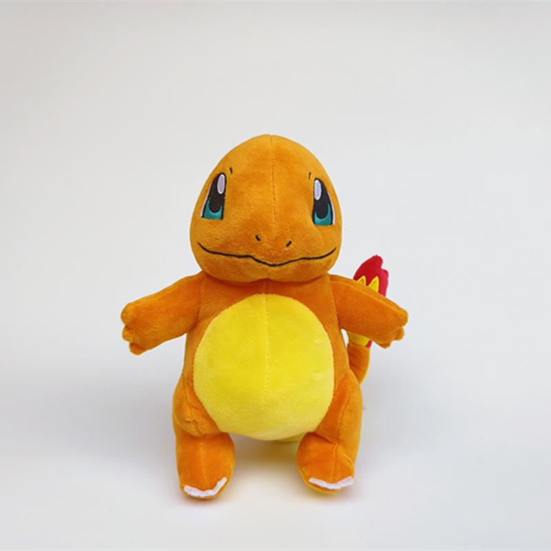20CM Cute Plush Starter 3 Pack - Charmander, Squirtle & Bulbasaur Generation One Stuffed Animals