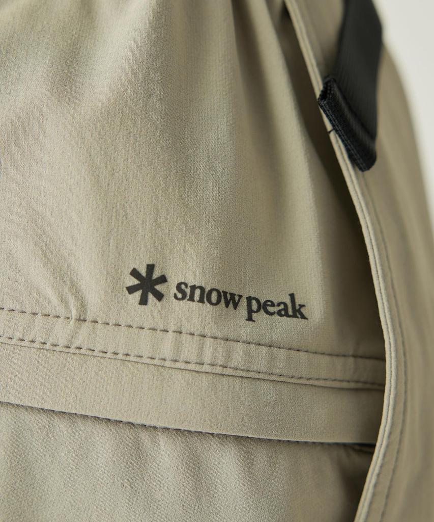 Snow Peak Stretch Trekking Pants and Light Size M Water-Repellent PA-25AU004, Men's Women's, Grey,