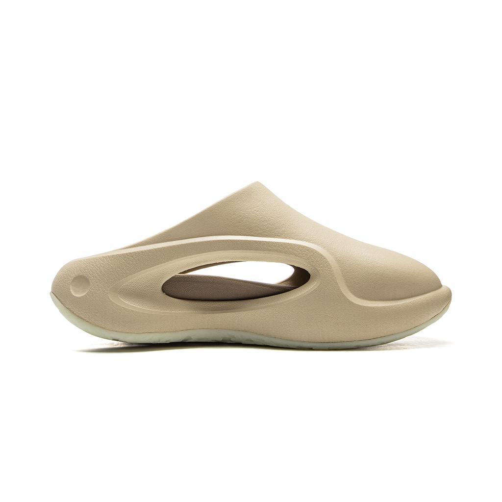 Li Ning Yun You Slay 2.0 Trendy Comfortable Slide Sandals With Replacement Insoles Silent Non-Slip Unisex Sandals Light-Brown AZSV009-7