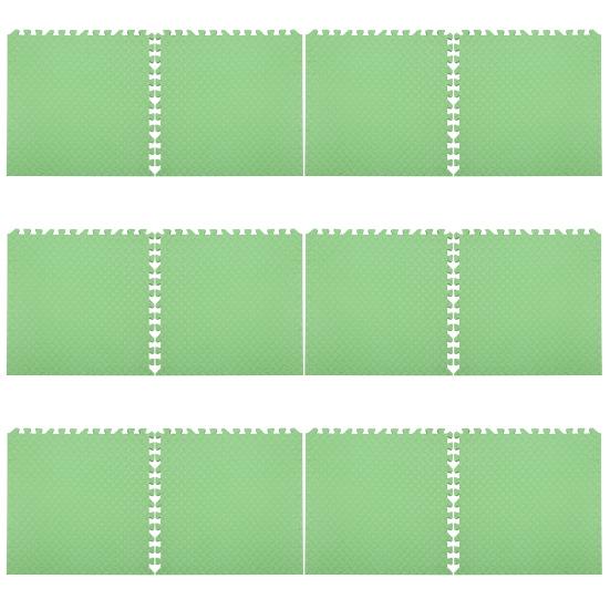 Yousheng, 12 шт., очень толстый коврик для йоги, высокая плотность, пена EVA, блокирующая напольная плитка, домашний тренажерный зал, фитнес-площадка для упражнений, подушка, оборудование для тренировок