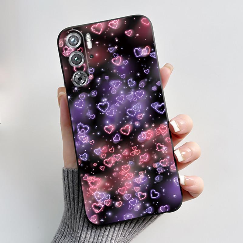 Чехол для телефона ZTE Nubia Red Magic Redmagic 9 9S Pro Plus 5G, милый кролик с сердцем, защитный, черный матовый ТПУ, мягкий чехол-бампер